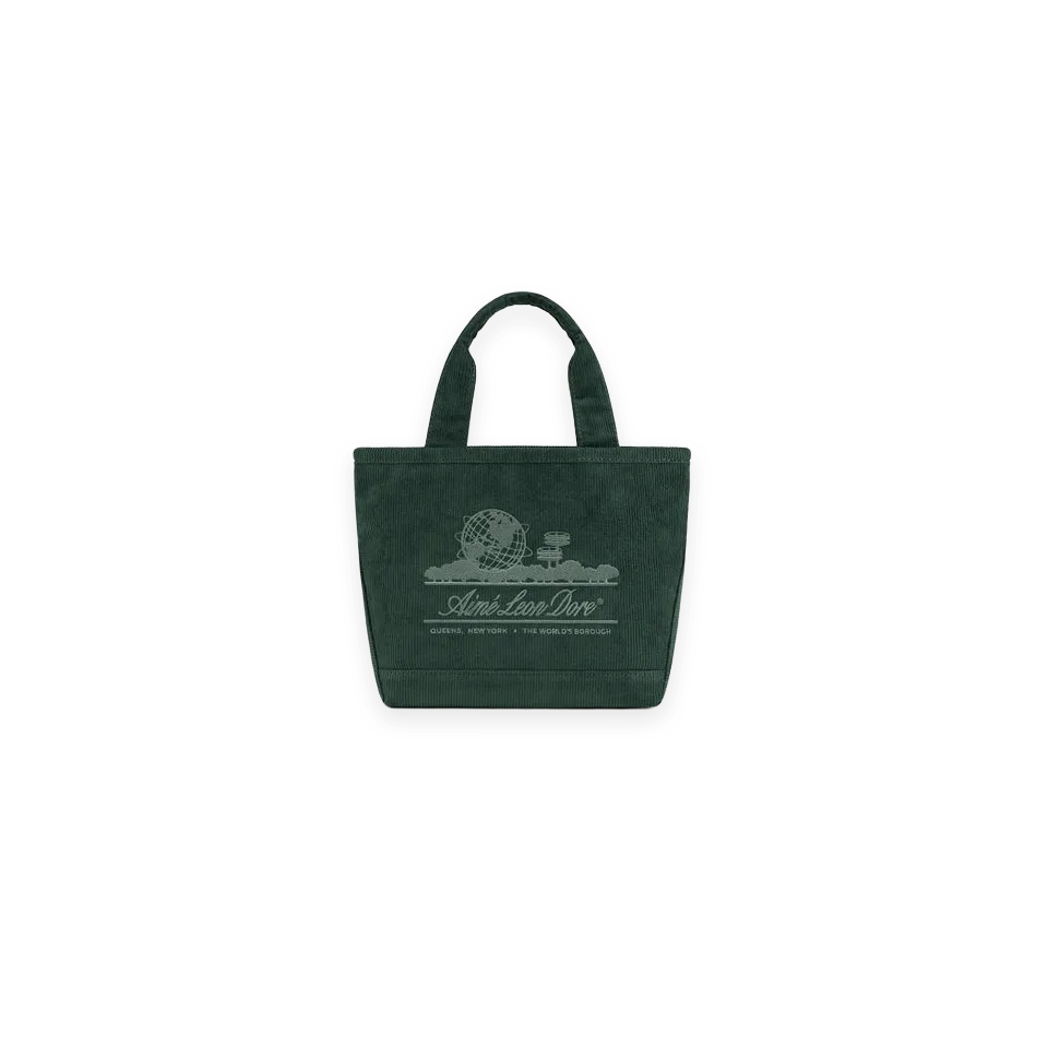 Aimé Leon Dore Mini Corduroy Unisphere Tote Bag