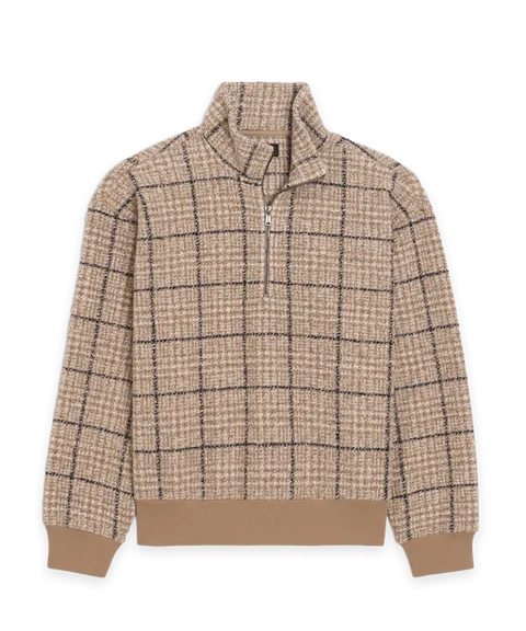 Todd Snyder Italian Fleece Quarter-Zip