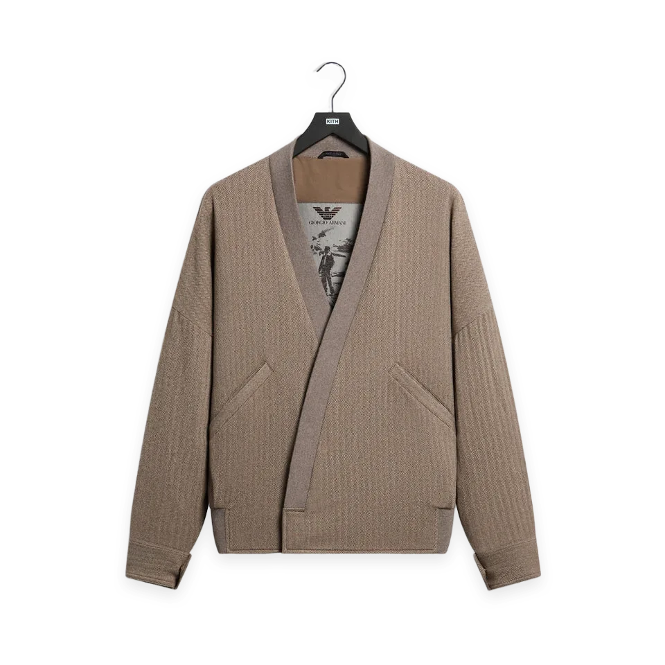 Kith Giorgio Armani & Kith Virgin Wool Crossover Jacket