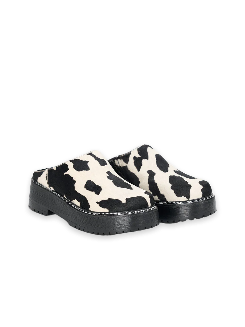 Lisa Says Gah Lena Chunky Mule · Cow