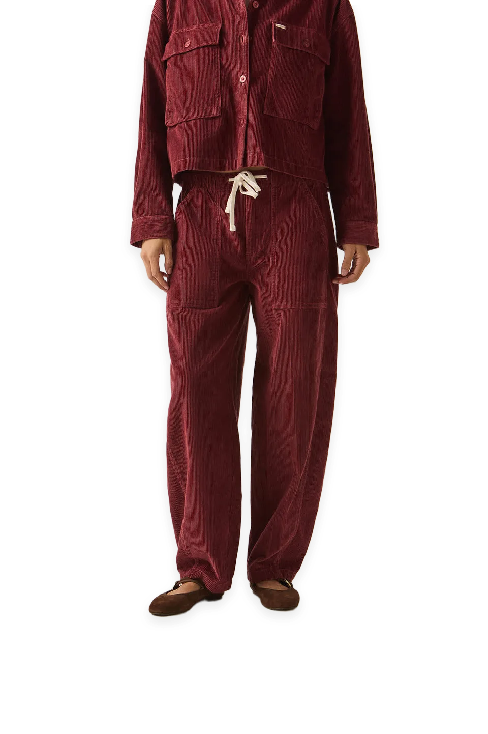 Brixton Utility Everyday Barrel Pant · Wild Ginger Cord