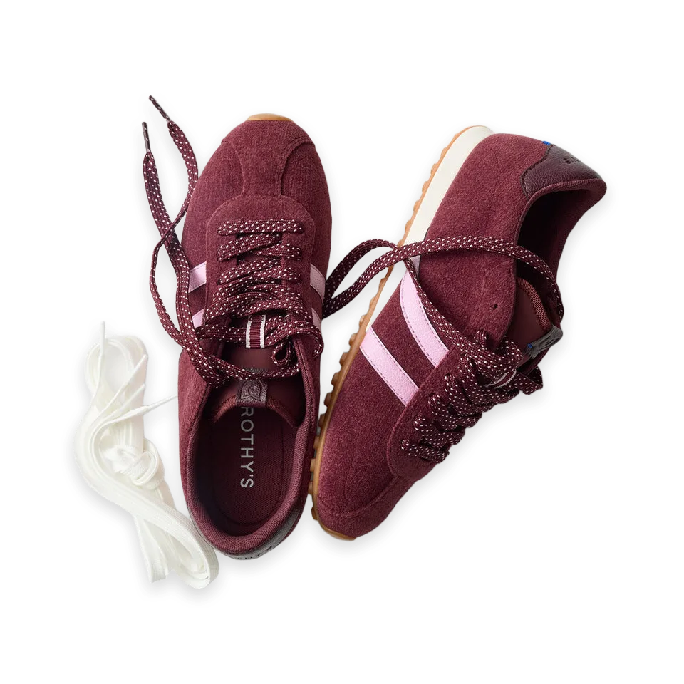 Rothy's The Ivy Sneaker · ReVelvet™ Syrah