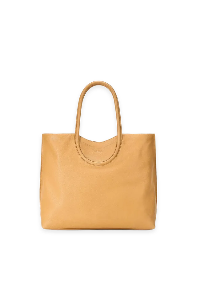Staud Maude North South Tote · Cashew
