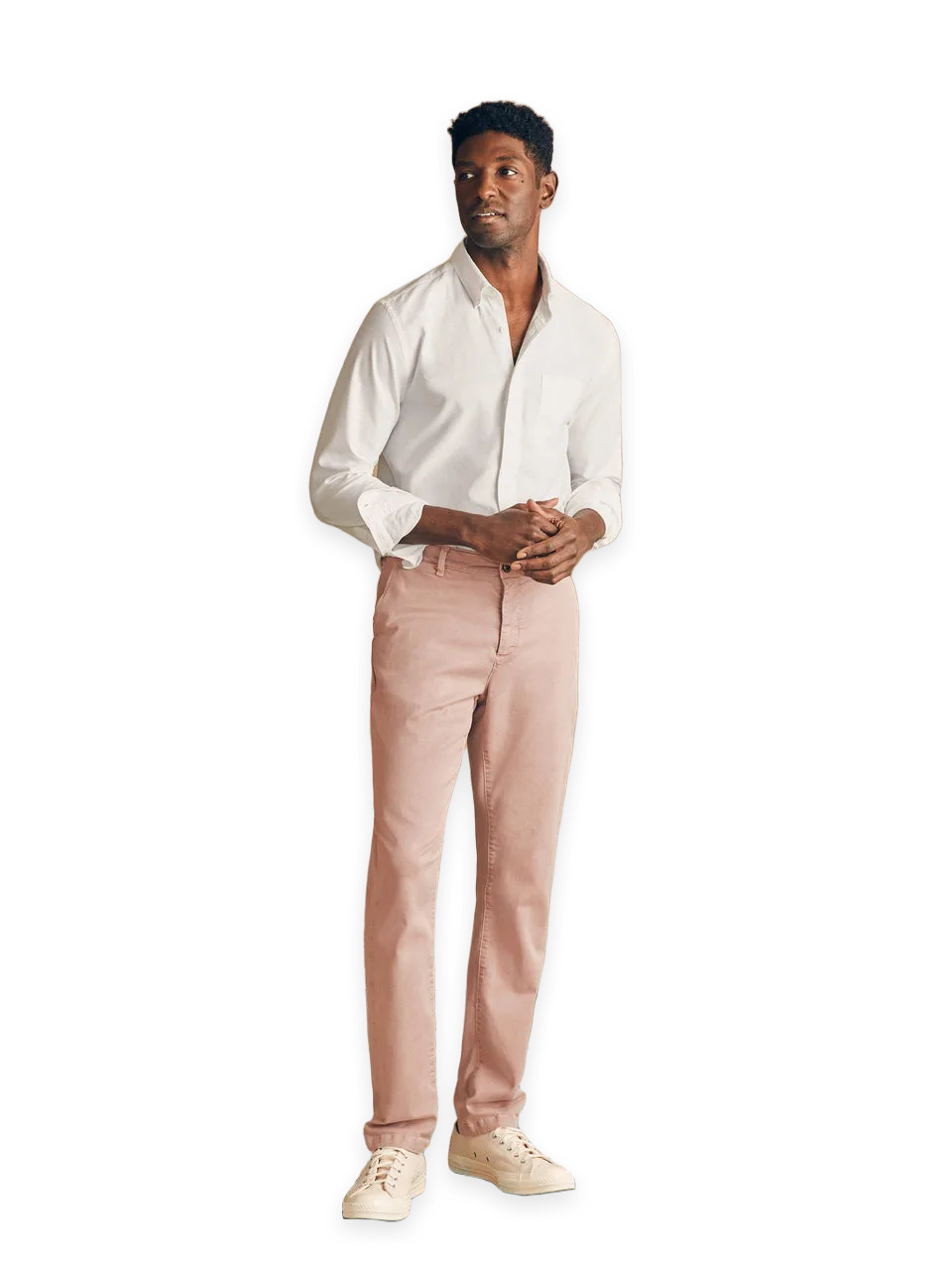 Faherty Coastline Chino (34") · Spring Quartz