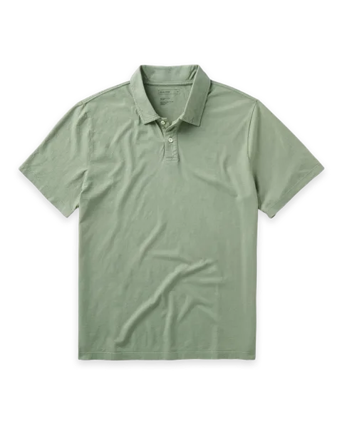 Taylor Stitch The Cotton Hemp Polo in Sage