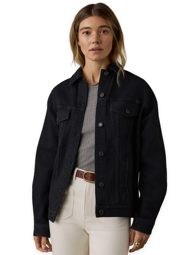 Faherty Driftwood Denim Jacket