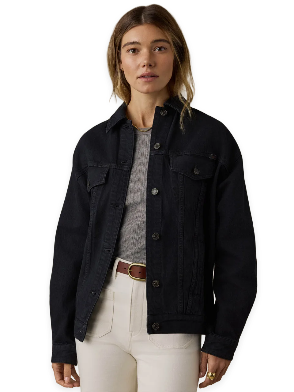 Faherty Driftwood Denim Jacket