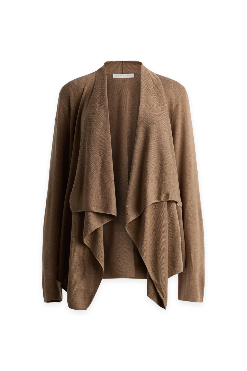 Oak + Fort DRAPED OPEN FRONT CARDIGAN