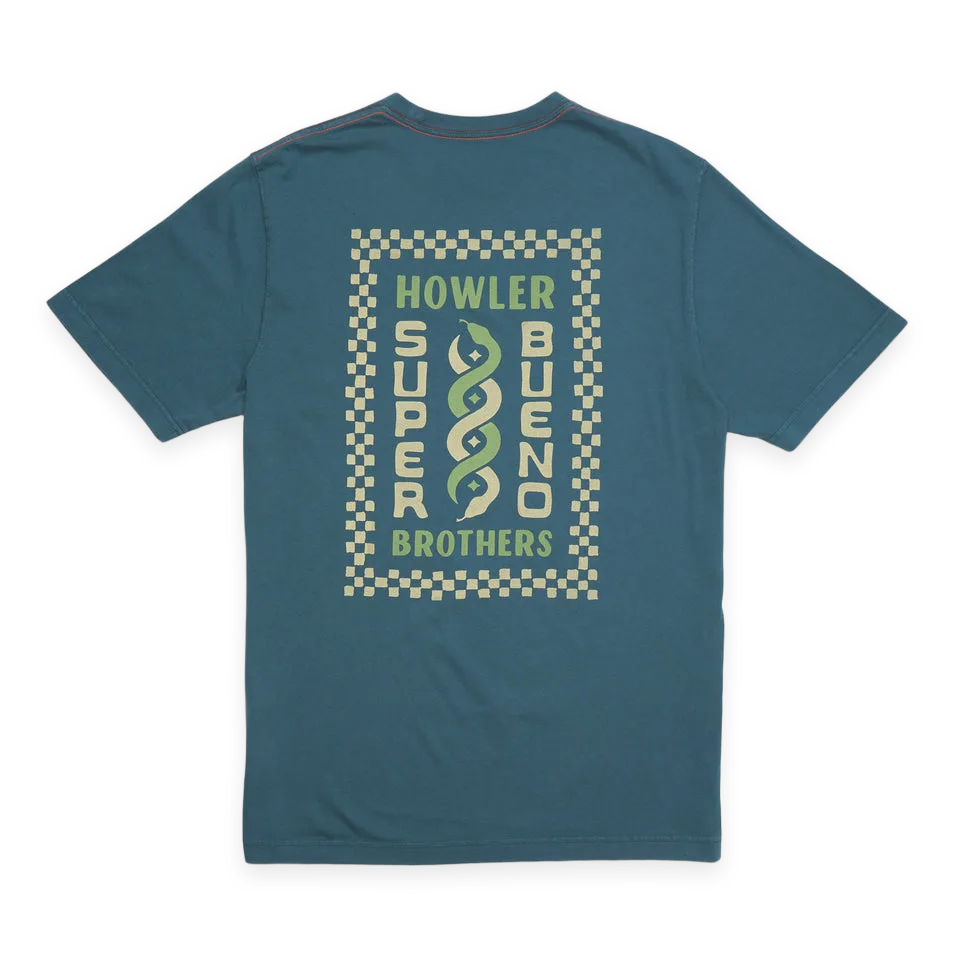 Howler Bros Super Bueno Serpientes Cotton T-Shirt · Storm