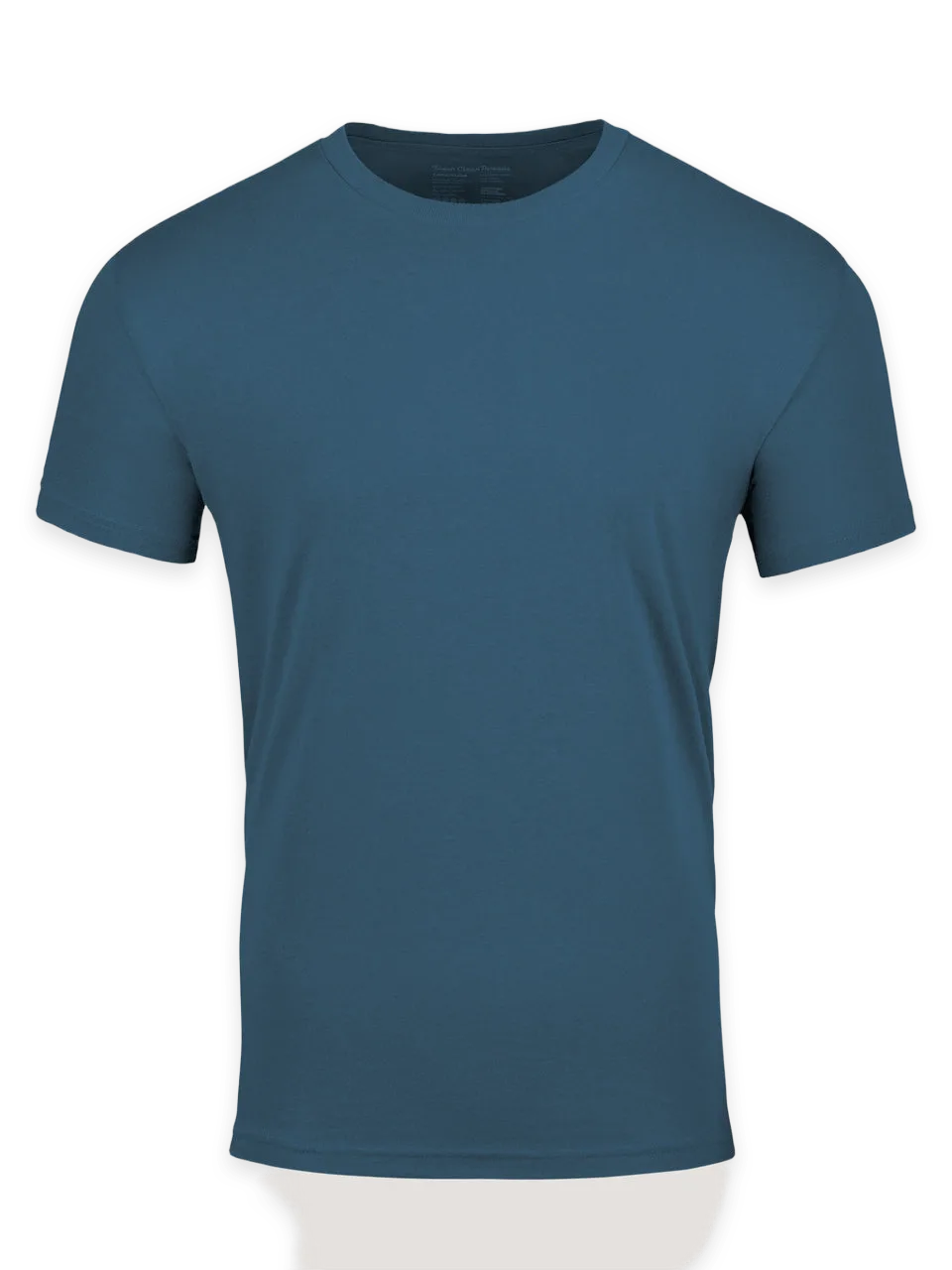 Fresh Clean Threads Sea Blue Crew Neck