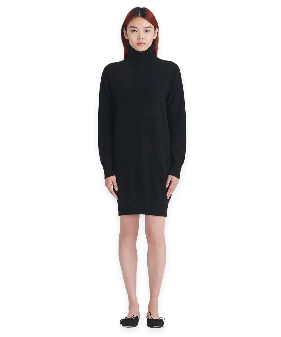 Naadam Signature Cashmere Turtleneck Dress