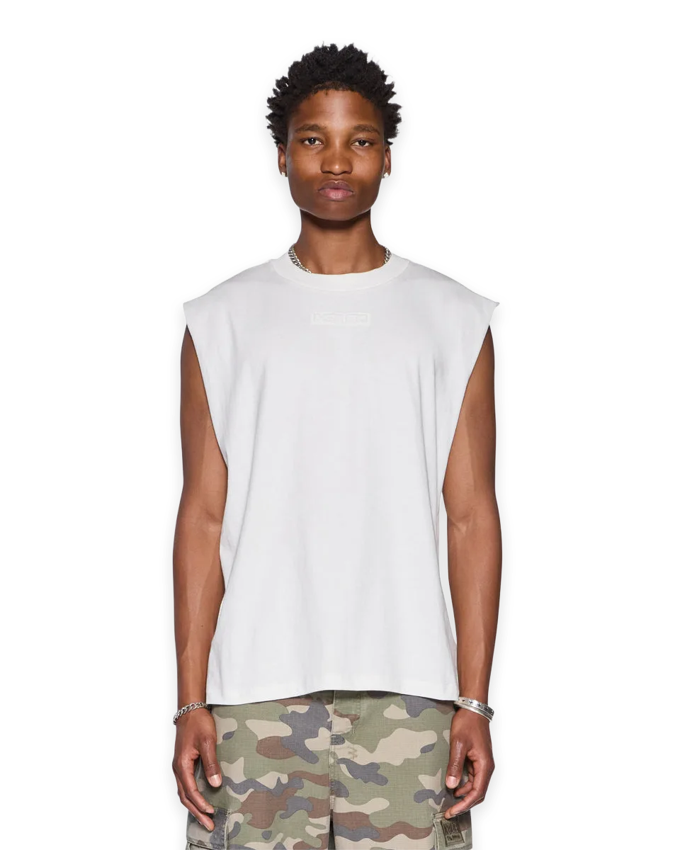 Ksubi INTRUDER CUT OFF VINTAGE WHITE