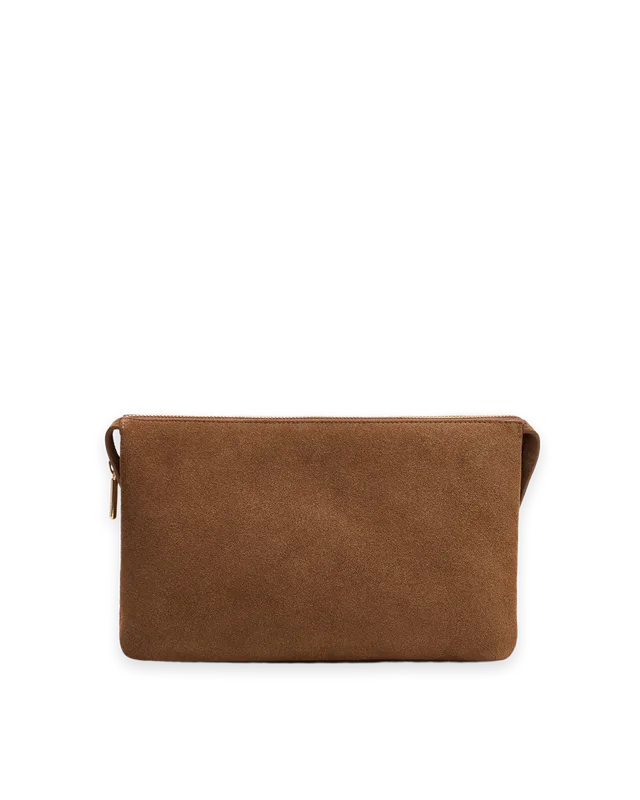 Cuyana Tria Clutch (Suede)
