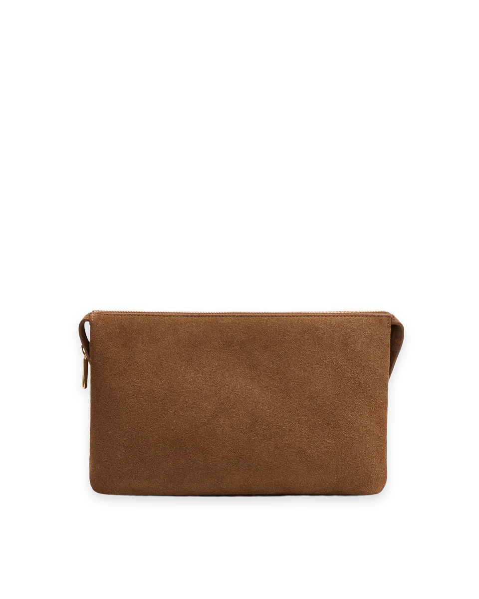 Cuyana Tria Clutch (Suede)