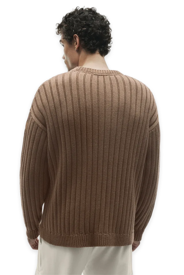 Alo Cotton Rib Parallel Sweater