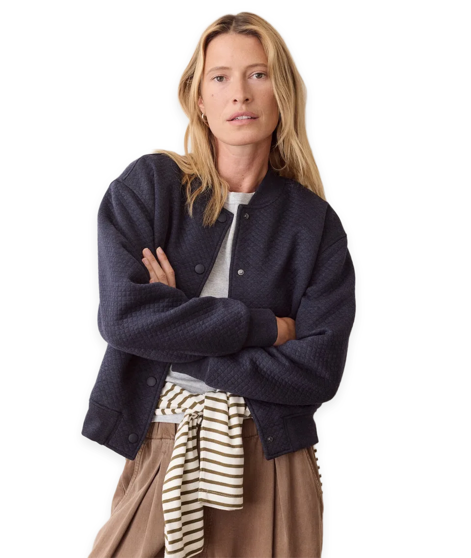Marine Layer Corbet Quilted Bomber