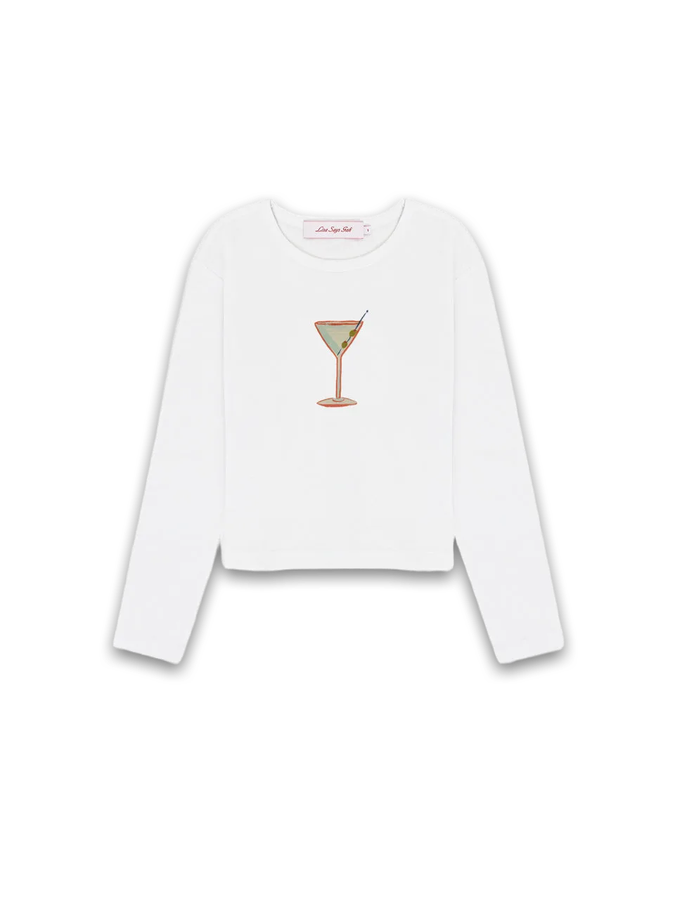 Lisa Says Gah Dana Long Sleeve Tee · Martini