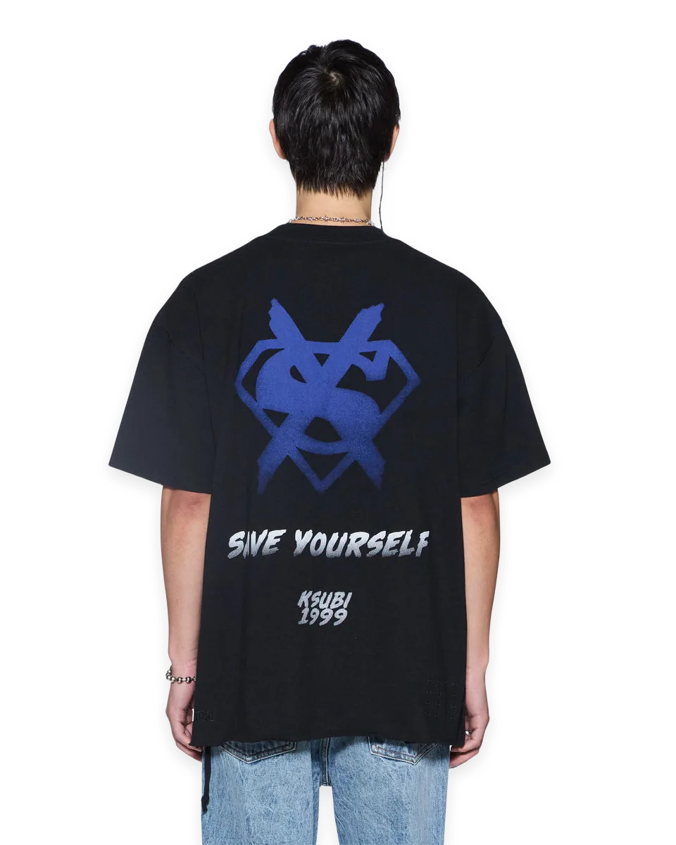 Ksubi ZERO HEROES EKCESS SS TEE JETT BLACK