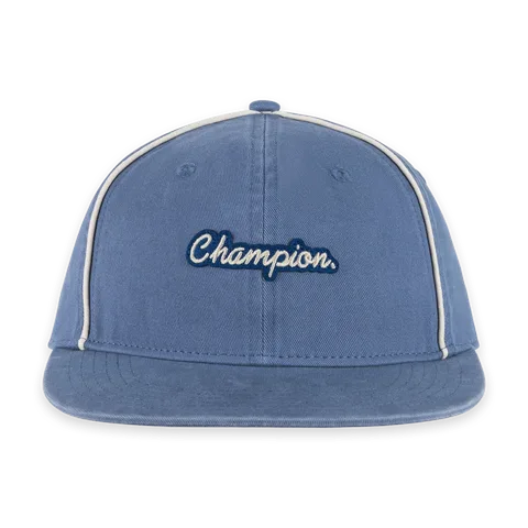 Champion Alt Script Flat Brim Adjustable Hat