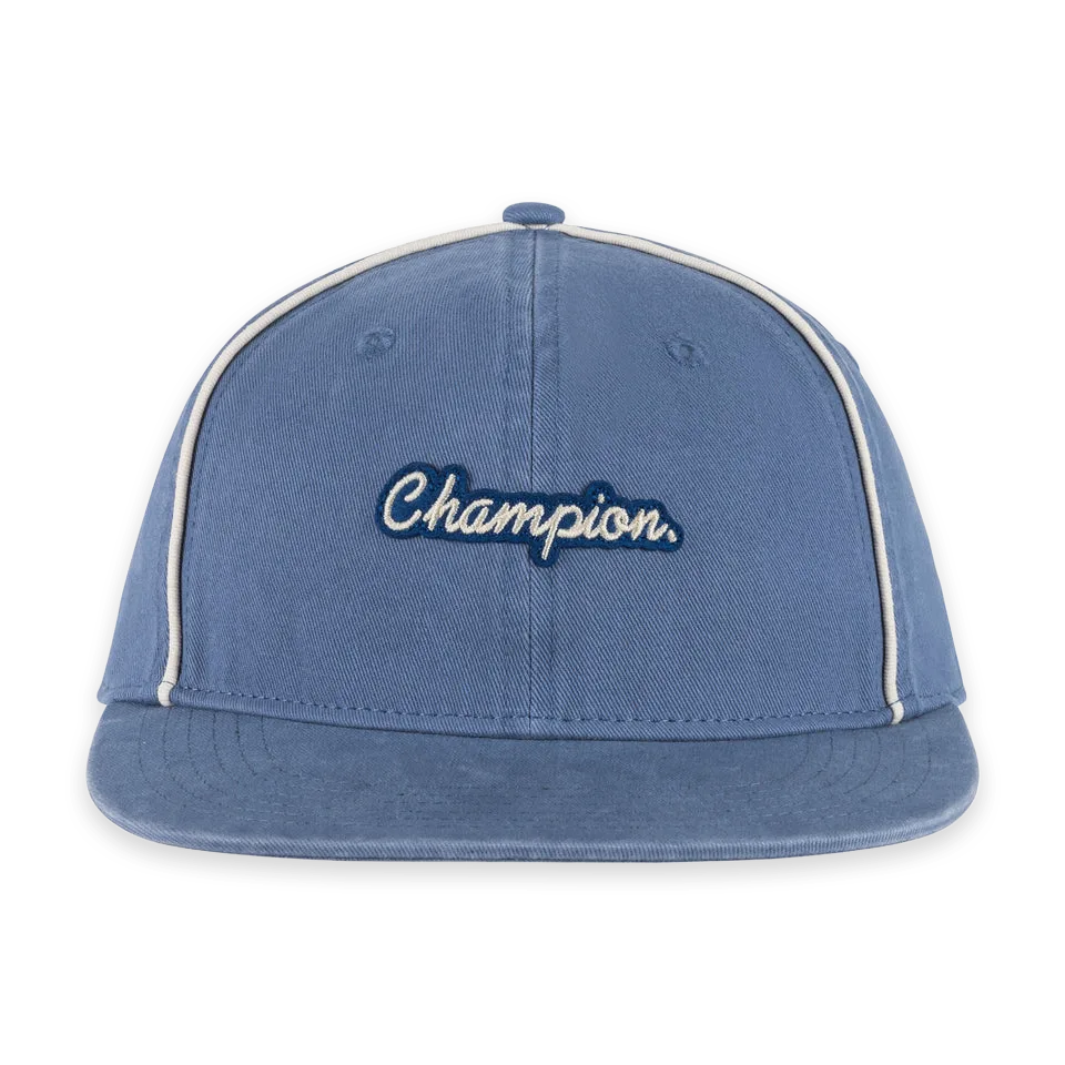 Champion Alt Script Flat Brim Adjustable Hat