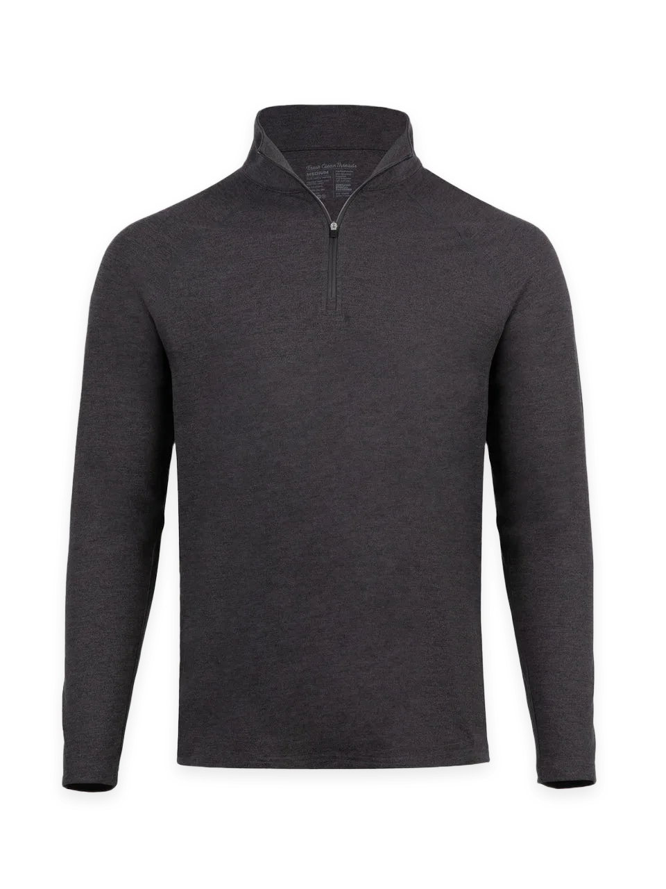 Fresh Clean Threads Charcoal Tech Quarter Zip