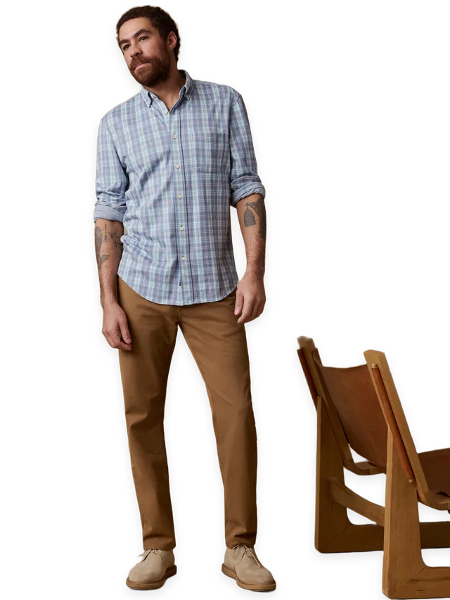 Faherty Reserve Twill 5-Pocket Pant