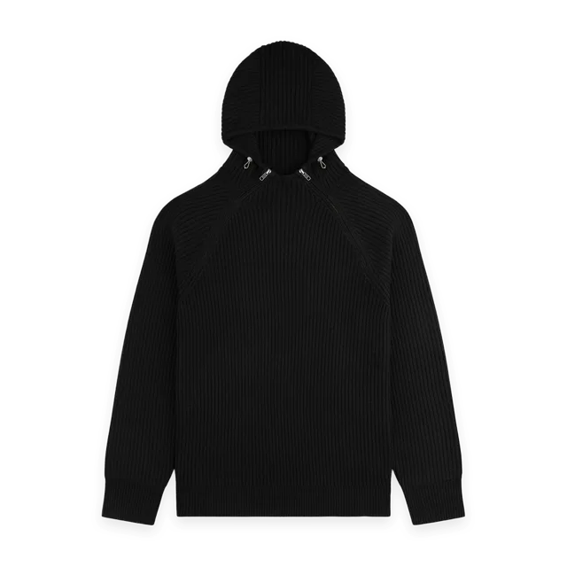 Aimé Leon Dore Wool Ribbed Knit Hoodie