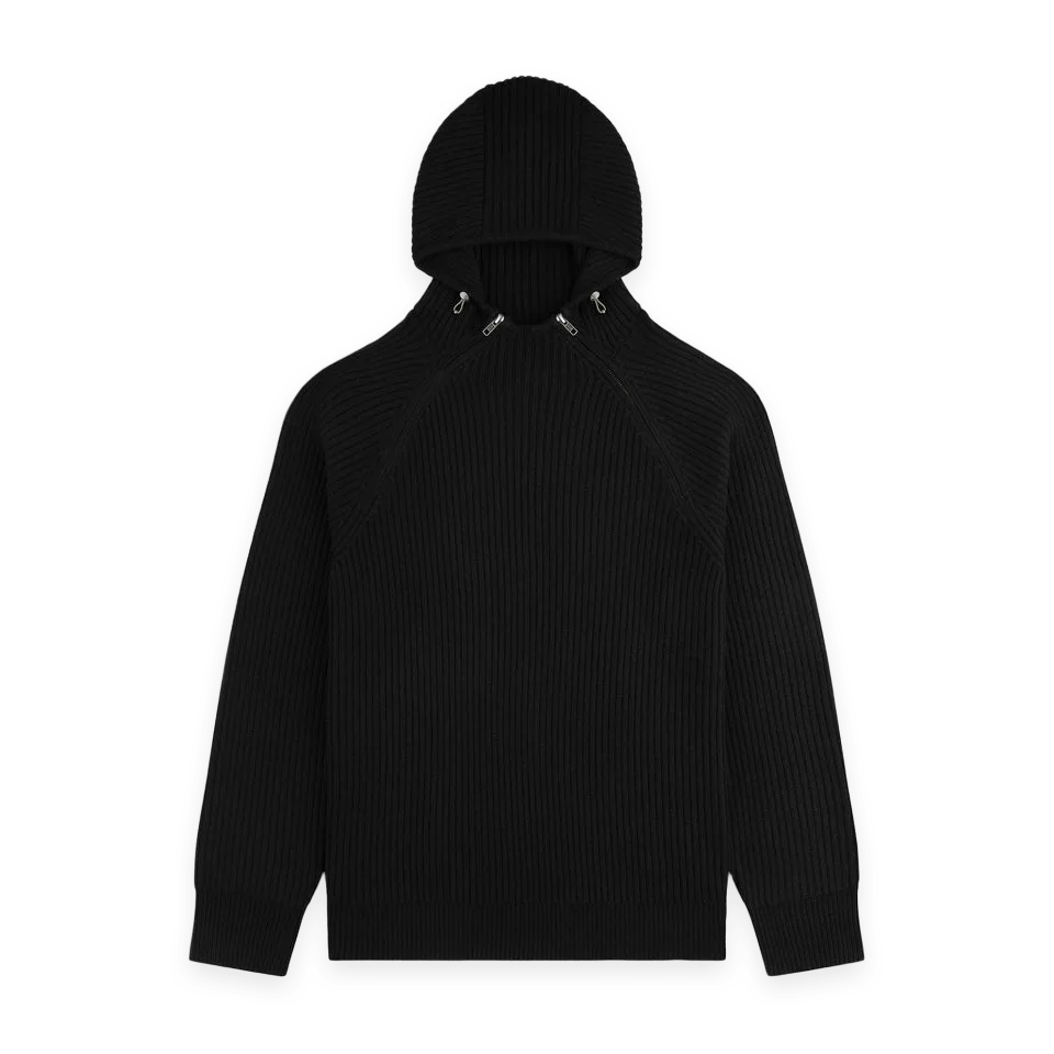 Aimé Leon Dore Wool Ribbed Knit Hoodie