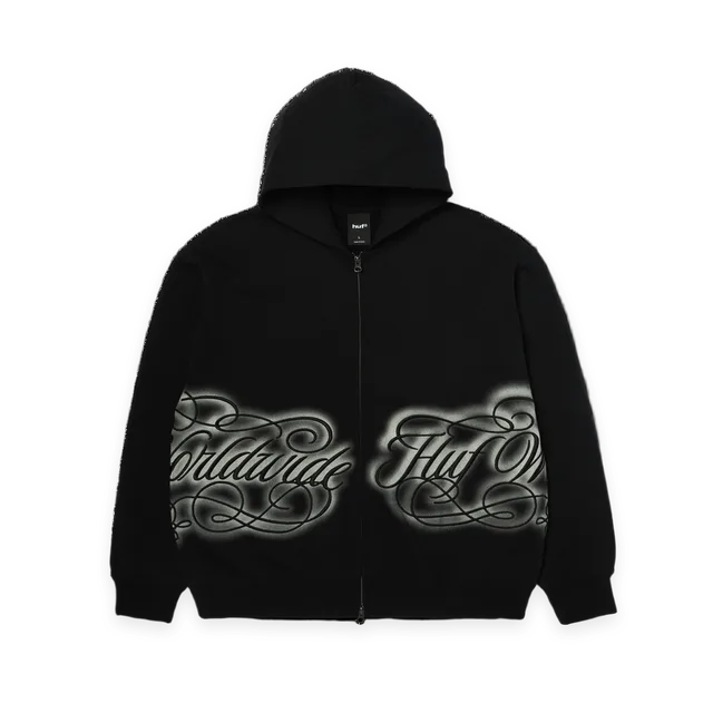 HUF International Luxury Full-Zip Hoodie