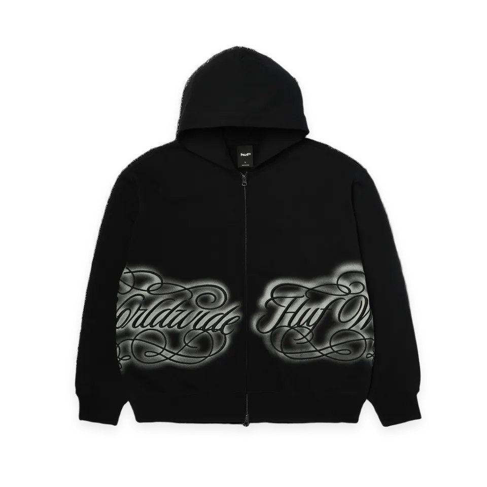 HUF International Luxury Full-Zip Hoodie
