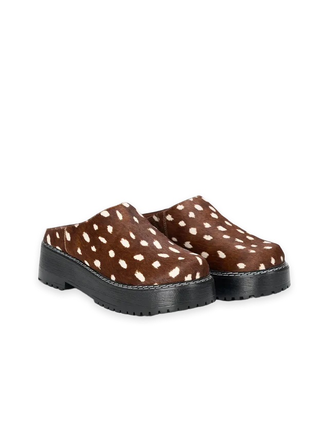 Lisa Says Gah Lena Chunky Mule · Bambi