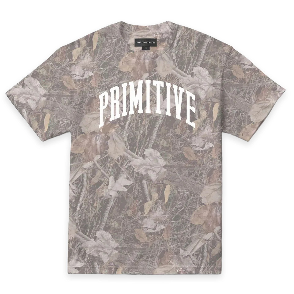 Primitive COLLEGIATE ARCH GINZA BOXY TEE