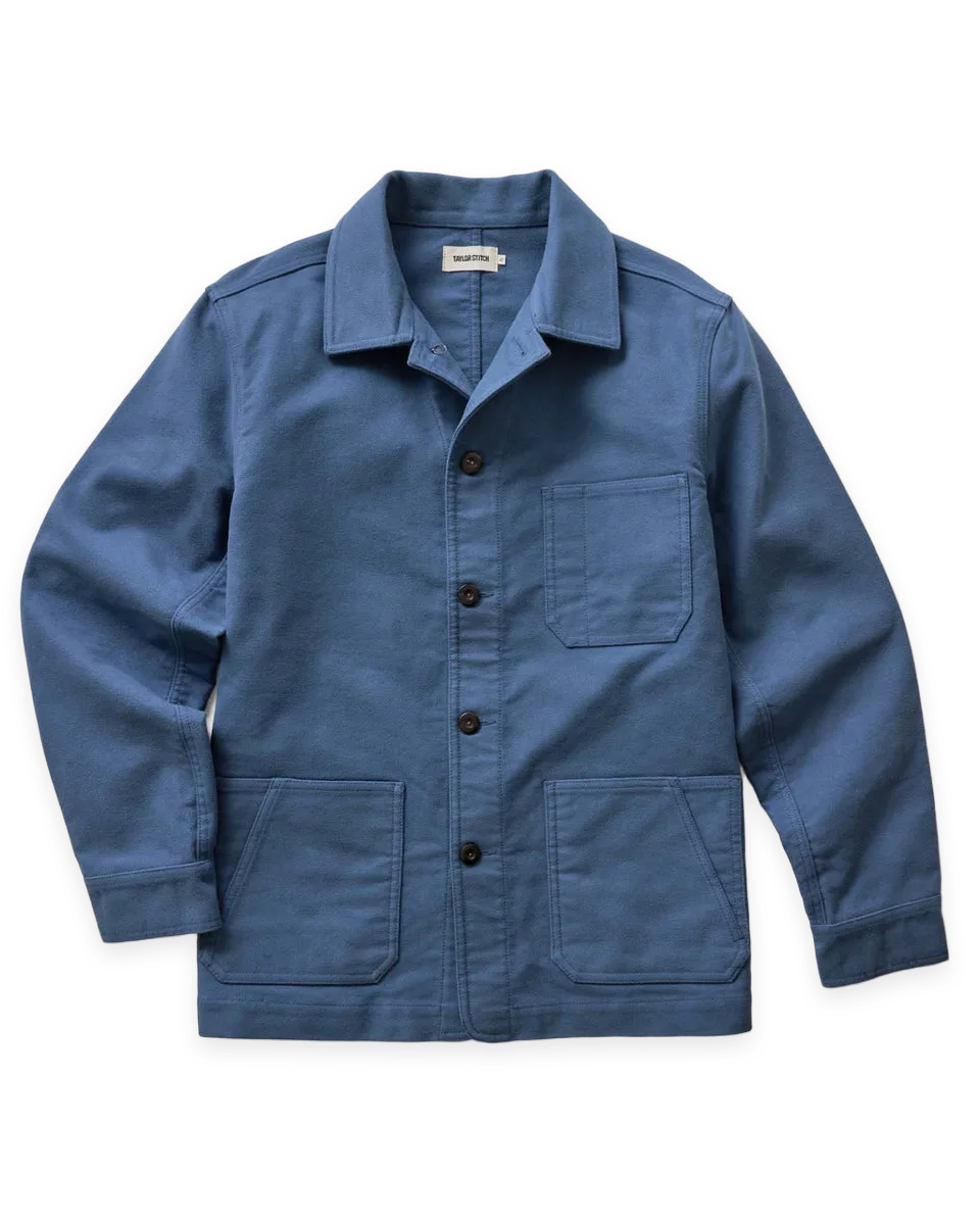 Taylor Stitch The Ojai Jacket in French Blue Moleskin