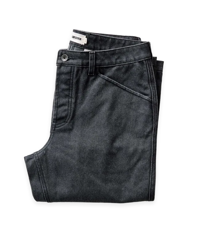 Taylor Stitch The Camp Pant in Coal Chipped Canvas