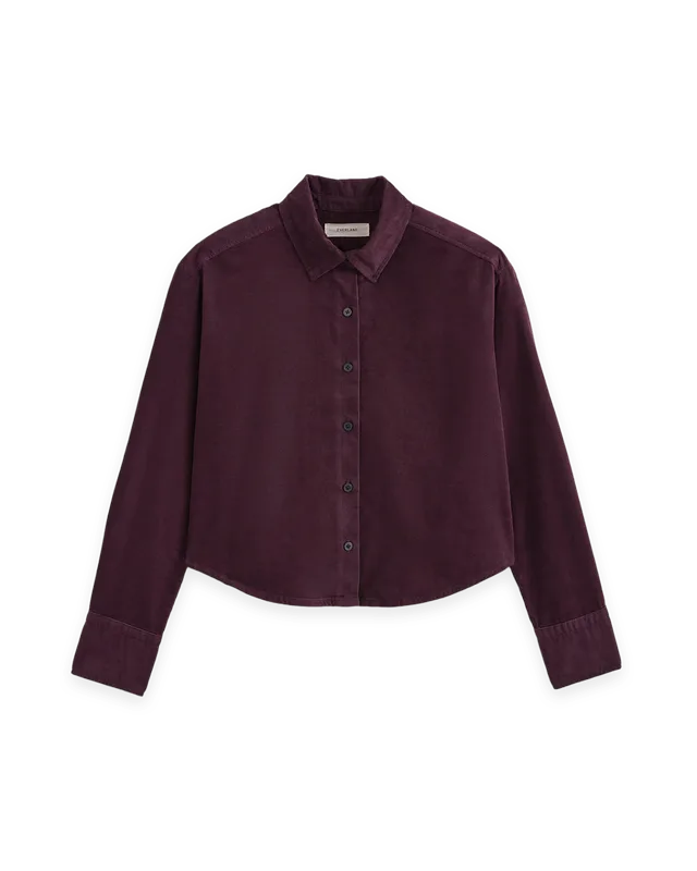 Everlane Cropped Shirt in Pinwale Corduroy