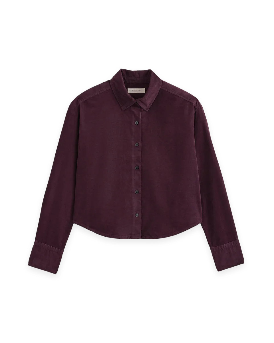 Everlane Cropped Shirt in Pinwale Corduroy, photo 2
