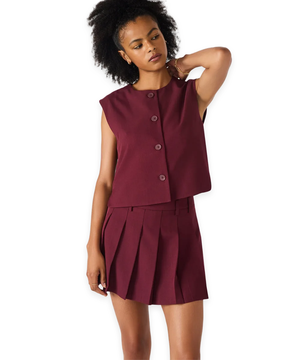 Steve Madden ALESSA TOP WINE