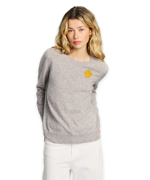 Naadam Women's Clemson University Cashmere Sweater