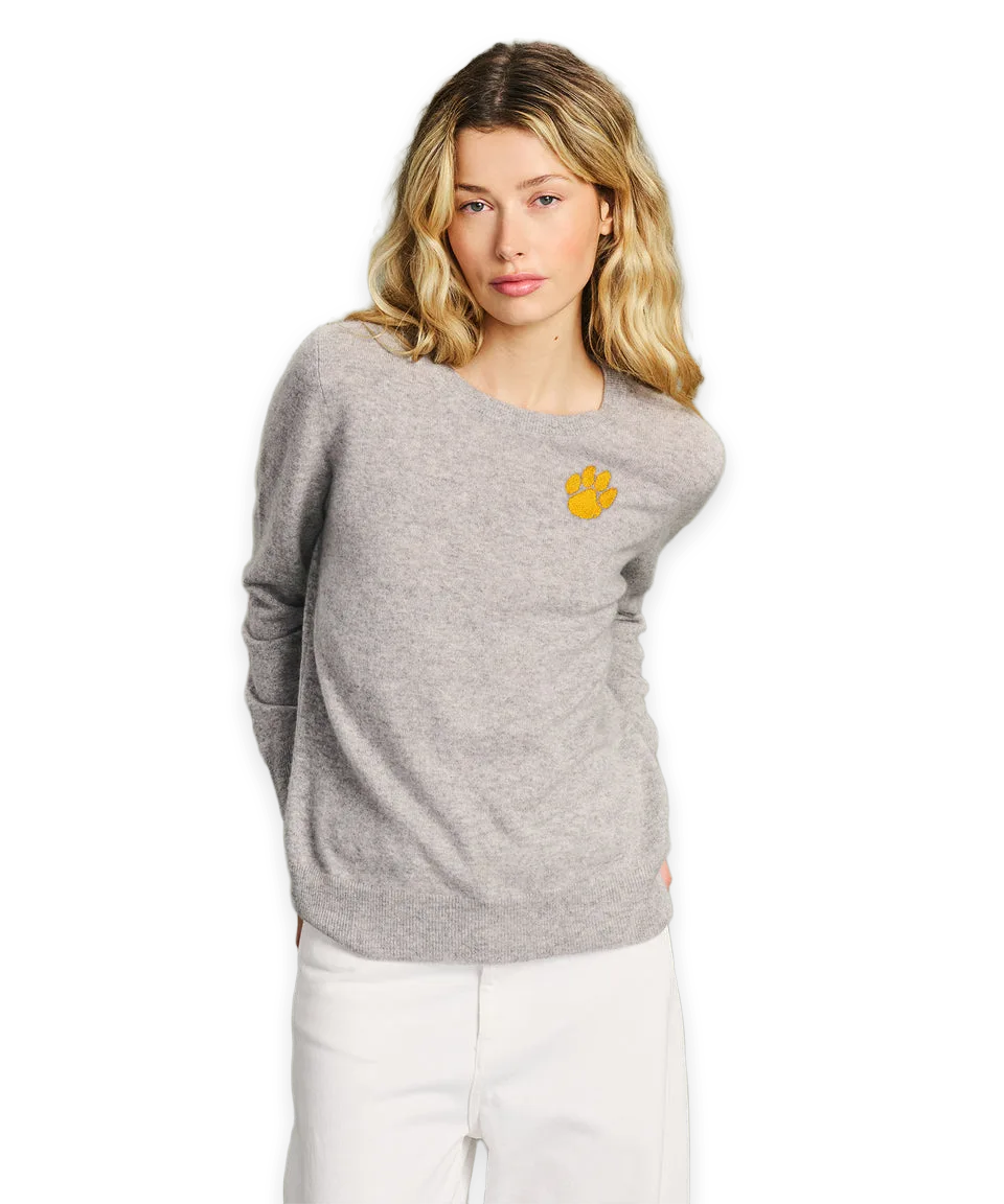 Naadam Women's Clemson University Cashmere Sweater
