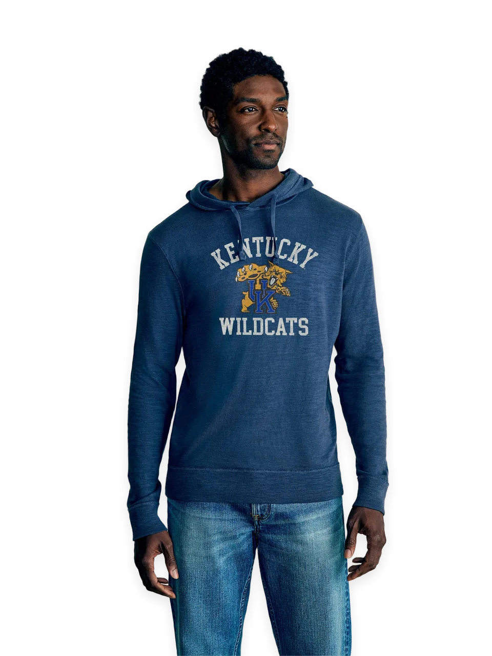 Faherty University of Kentucky Sunwashed Organic Hoodie