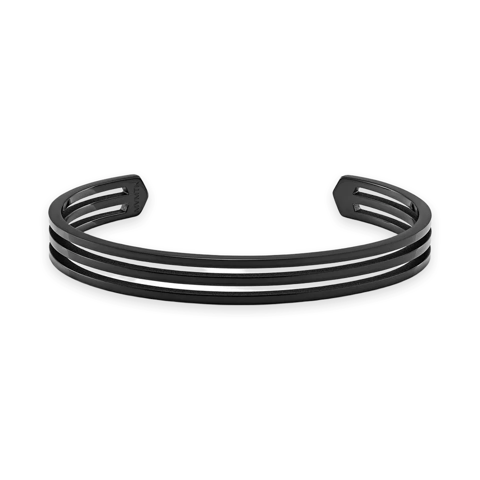 MVMT Open Concept Cuff Black