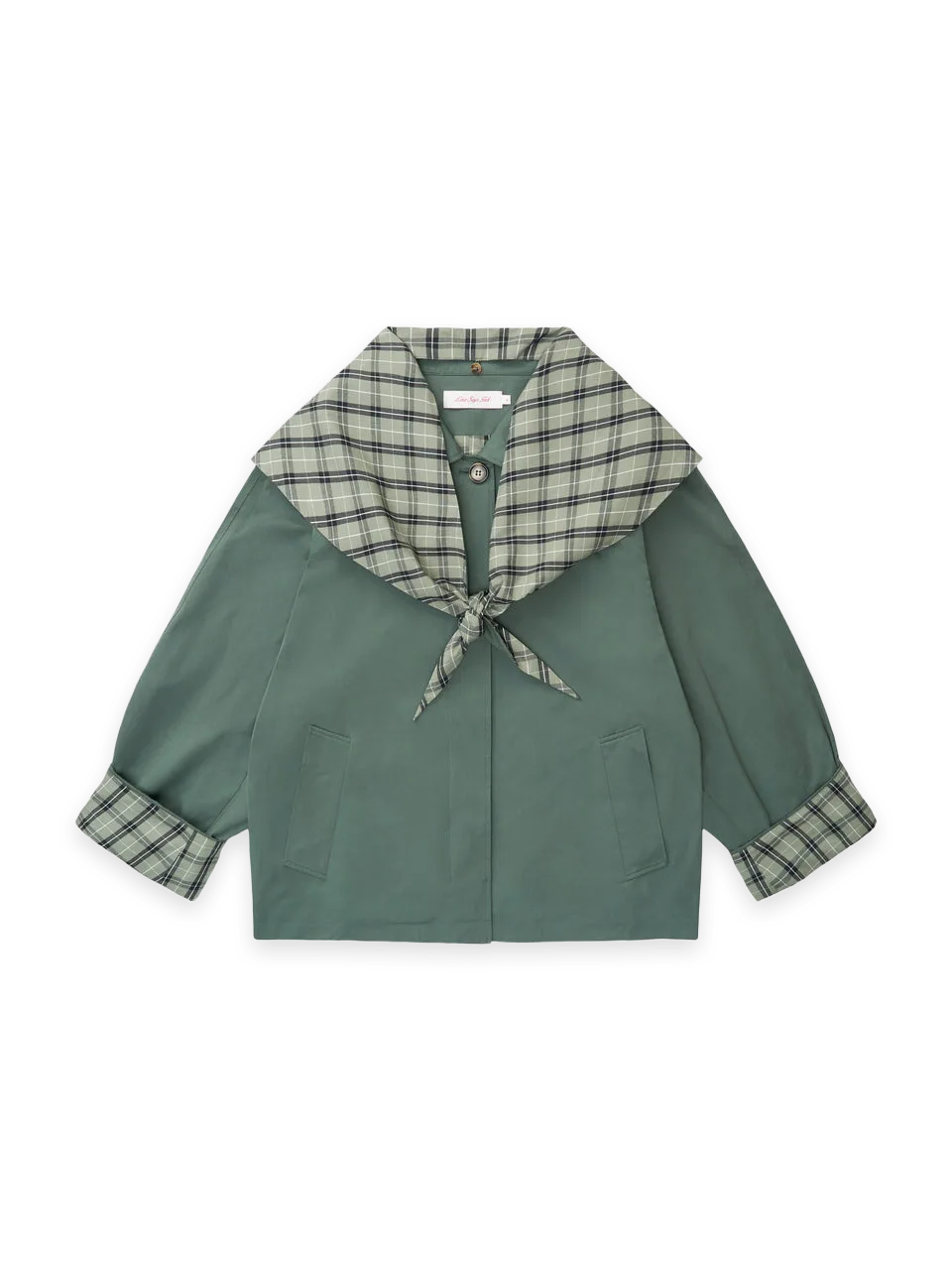 Lisa Says Gah Olson Cropped Trench