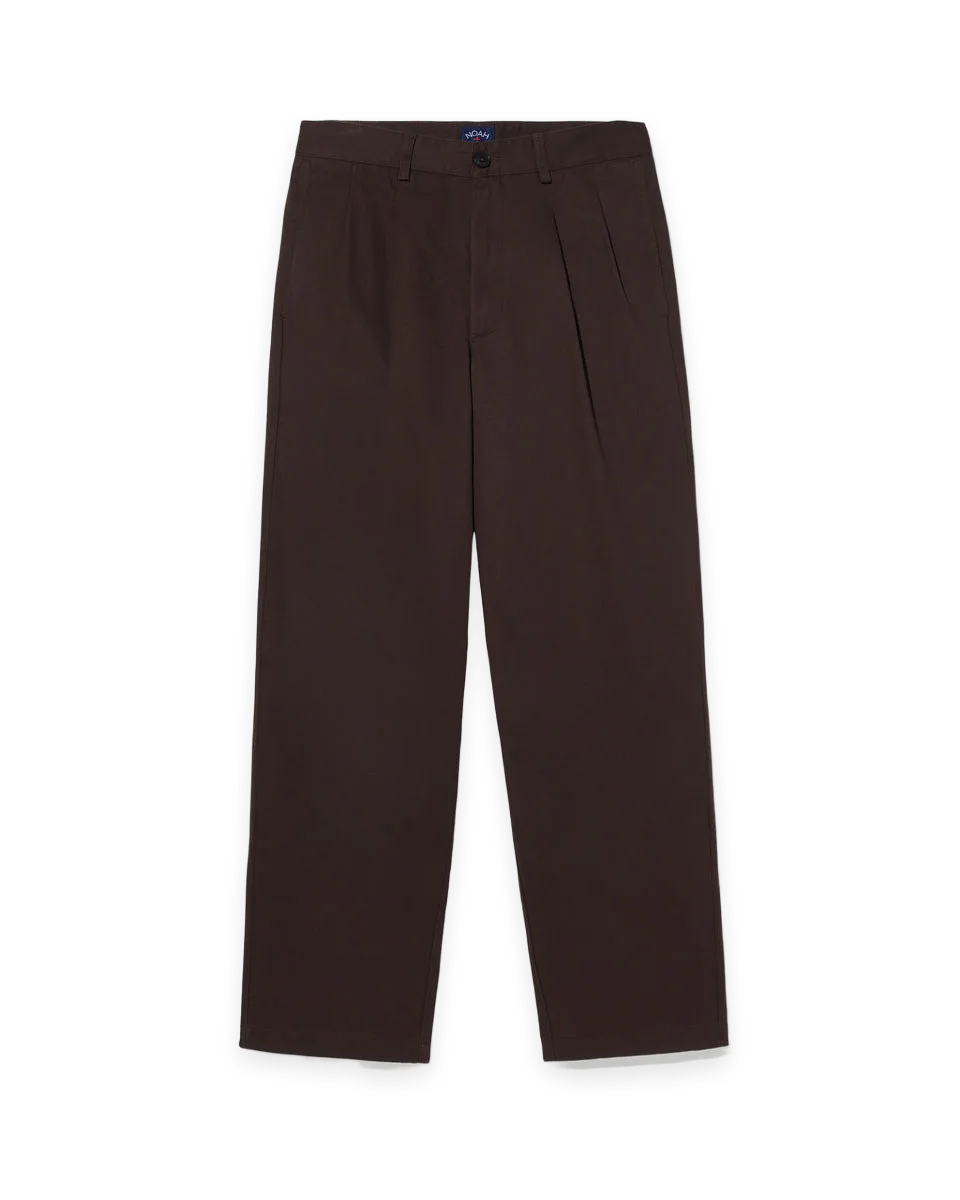 Noah Twill Double-Pleat Pant
