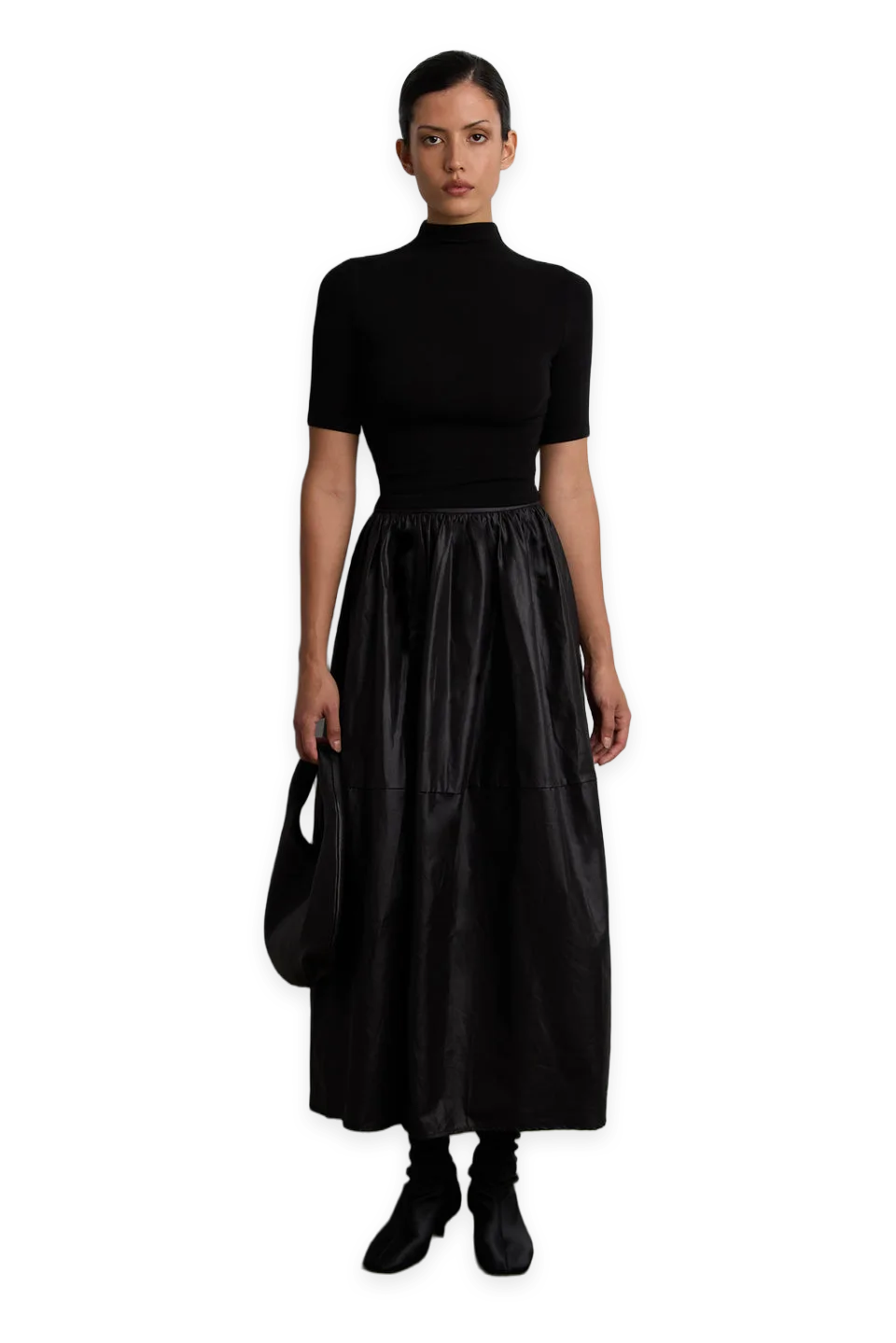 Oak + Fort MOCK NECK KNIT TOP