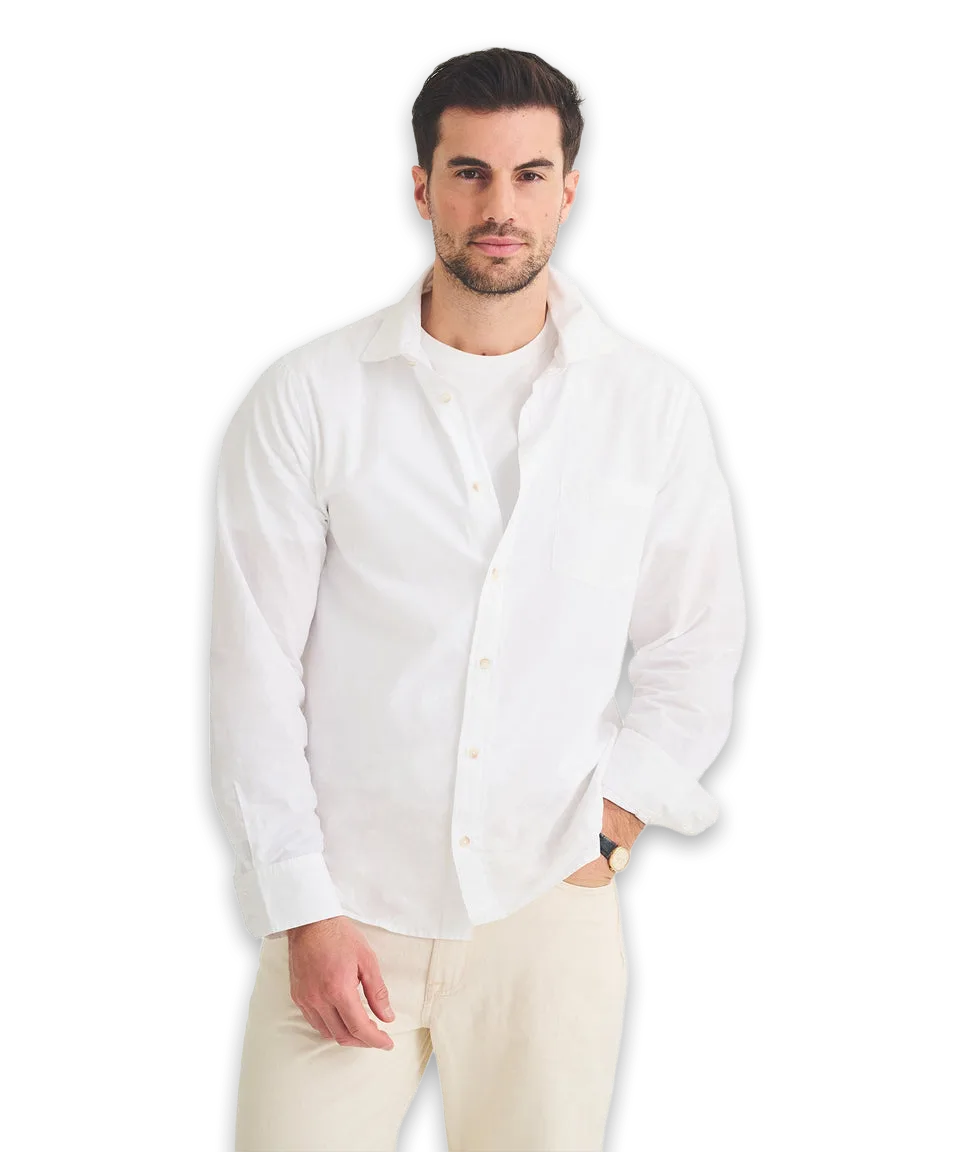 Naadam Organic Cotton Button Down Shirt