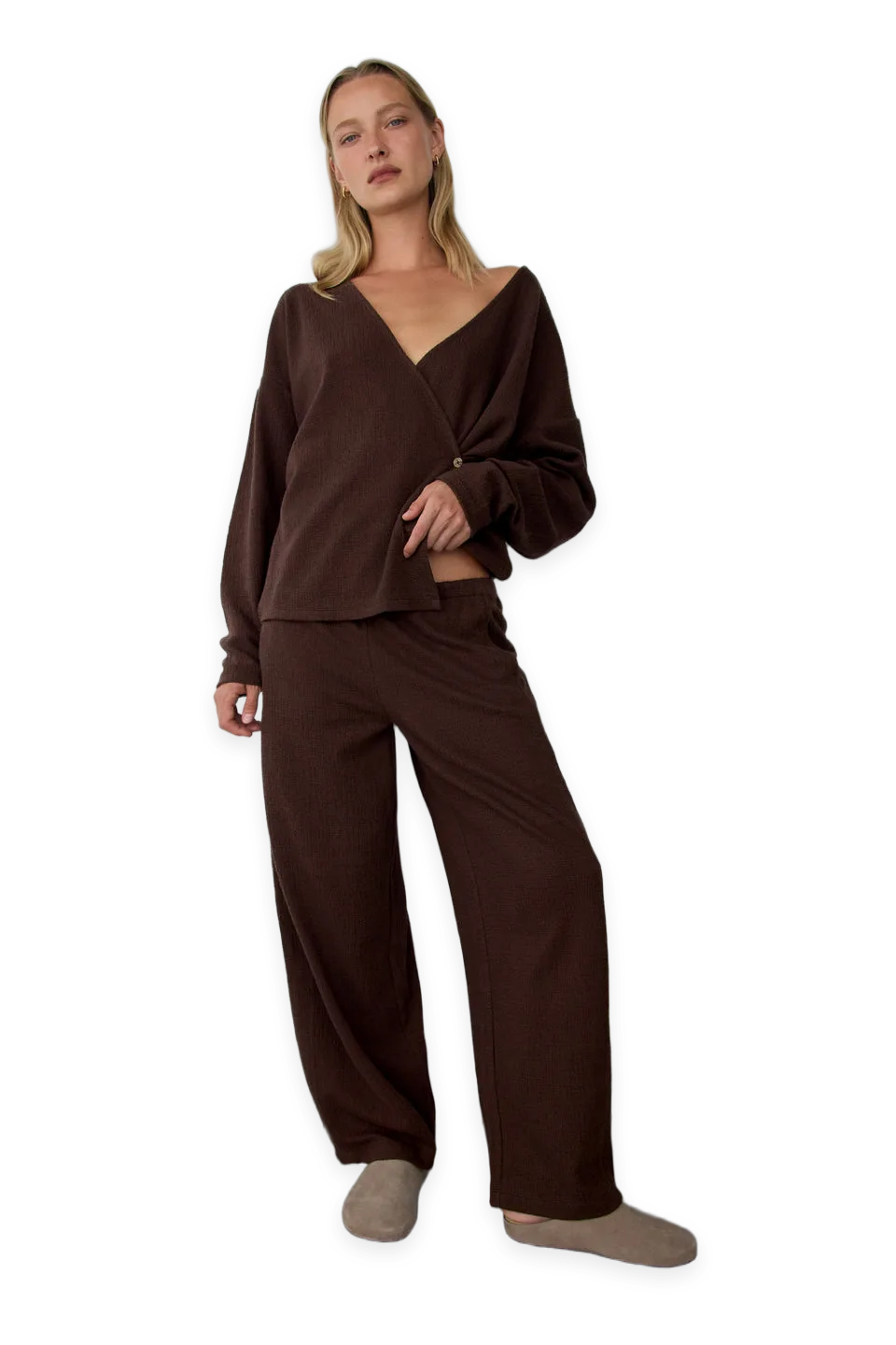 Oak + Fort ELASTIC WAIST KNIT PANT