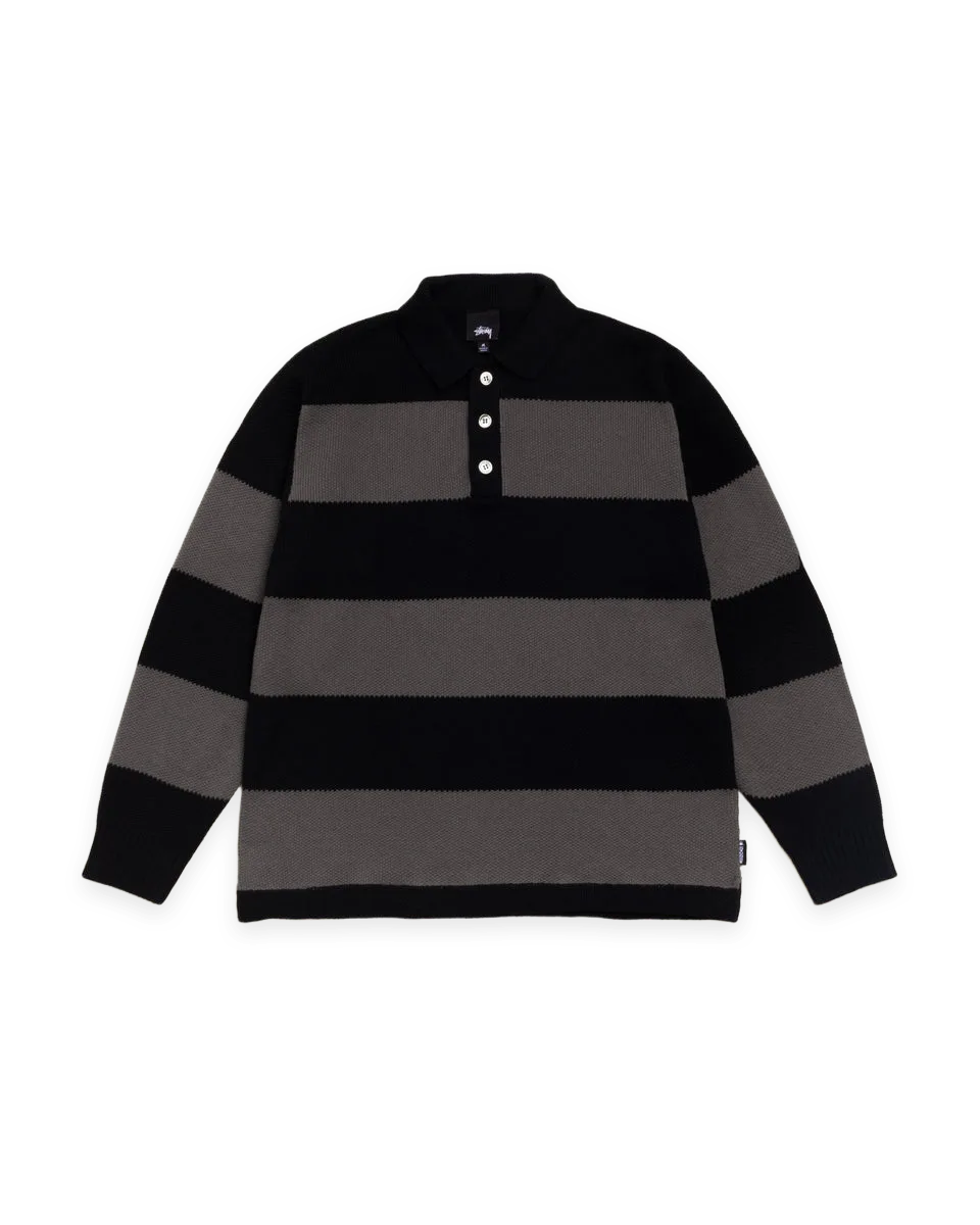 Stüssy PIQUE KNIT STRIPE RUGBY