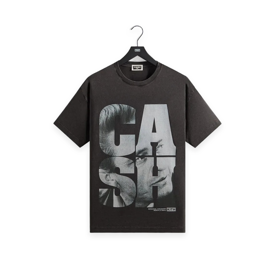 Kith Kith Records for Johnny Cash Rock N Roll Vintage Tee