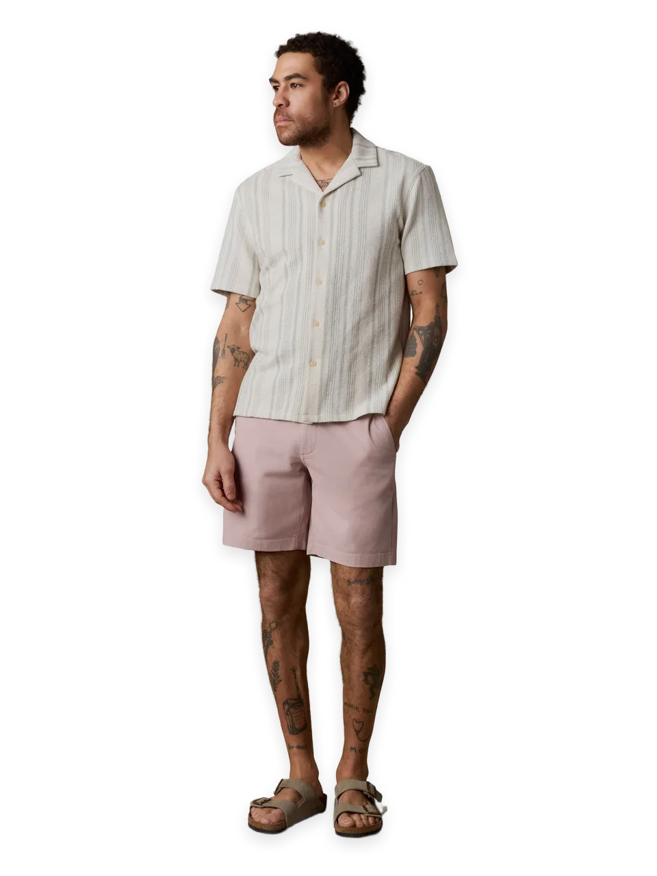 Faherty Essential Chino Short · Adobe