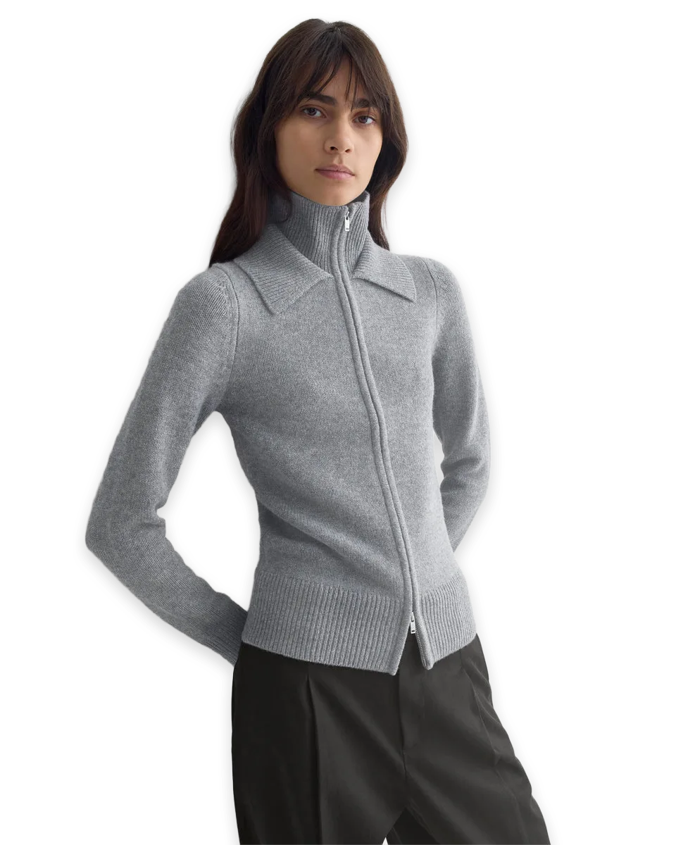 Everlane Double-Collar Jacket in Luxe Merino